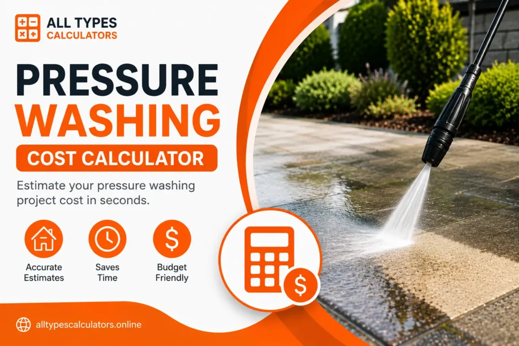 Pressure Washing Cost Calculator